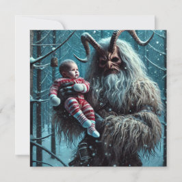 Jul Krampus Julkort