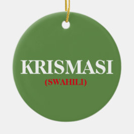 Jul Krismasi Afrikas julprydnad Julgransprydnad Keramik