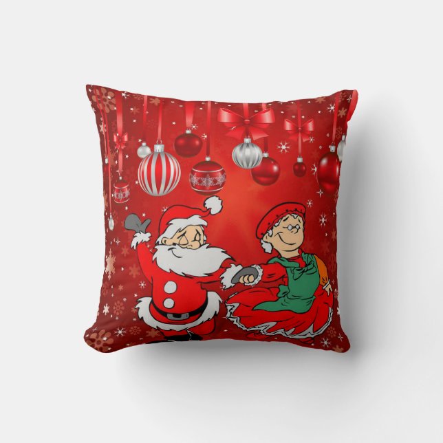 Jul Kuddöverdrag Tomte Kudde (Framsida)
