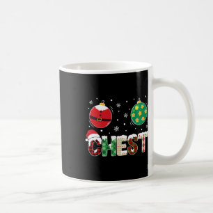 Jul kul matchande par familj kastanjer män kaffemugg