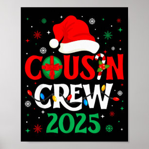 Jul Kusin Crew 2025 Xmas Roliga Matchande Fam Poster