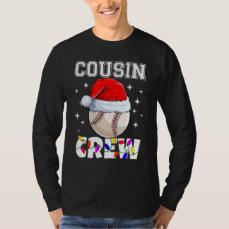 Jul Kusin Crew Baseboll Pajamas Familj T Shirt
