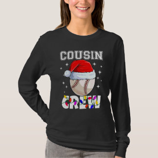 Jul Kusin Crew Baseboll Pajamas Familj T Shirt