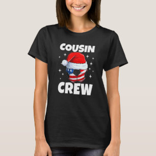 Jul Kusin Crew Fotboll Usa Pyjamas Familj T Shirt