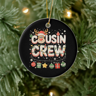 Jul Kusin Crew Ren Matching Familj Julgransprydnad Keramik