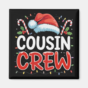 Jul Kusin Crew Tomte Hatt Magnet