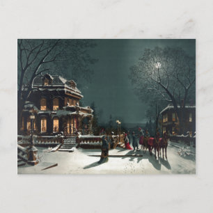 Jul Kväll 1880 Helg Vykort