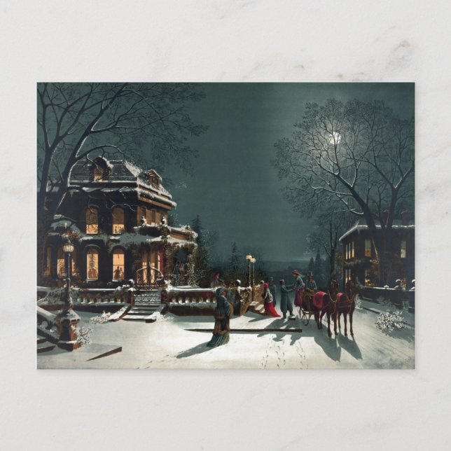 Jul Kväll 1880 Helg Vykort (Framsida)