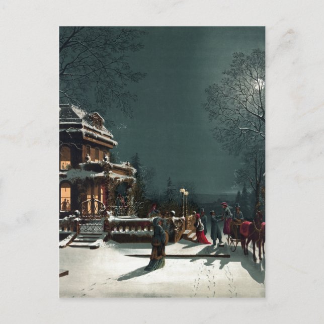 Jul Kväll 1880 Helg Vykort (Framsida)