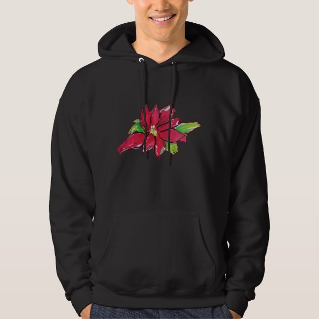 Jul Kväll Flower Hoodie (Framsida)