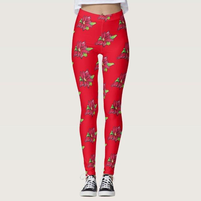 Jul Kväll Flower Leggings (Framsida)