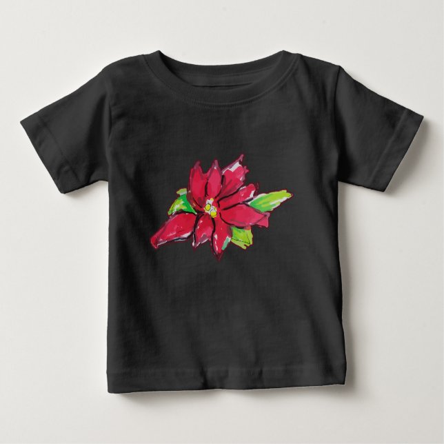 Jul Kväll Flower T Shirt (Framsida)
