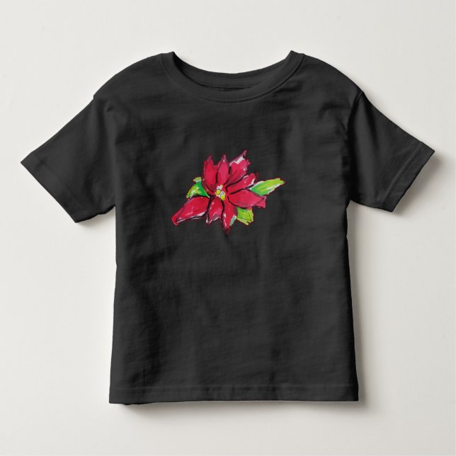 Jul Kväll Flower T Shirt (Framsida)