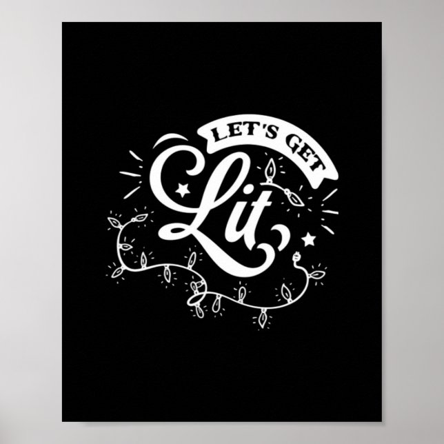 Jul Kväll God jul - Låt oss Lit Clas Poster (Framsidan)