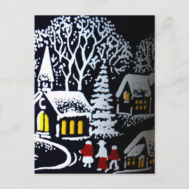 Jul Kväll Helg Vykort (Framsida)