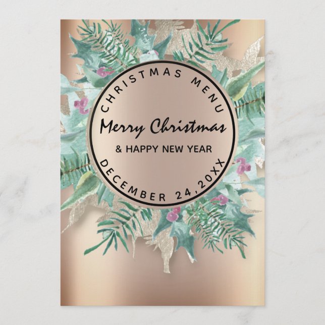 Jul Kväll Helgdag Winter Menu Ro Wandeandan Meny (Framsida)