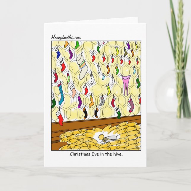 Jul Kväll i Hive (färg) - kort (Framsida)