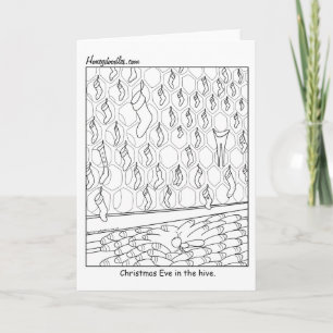 Jul Kväll i kupén - gratulationskort Helgkort