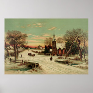Jul Kväll i land Poster