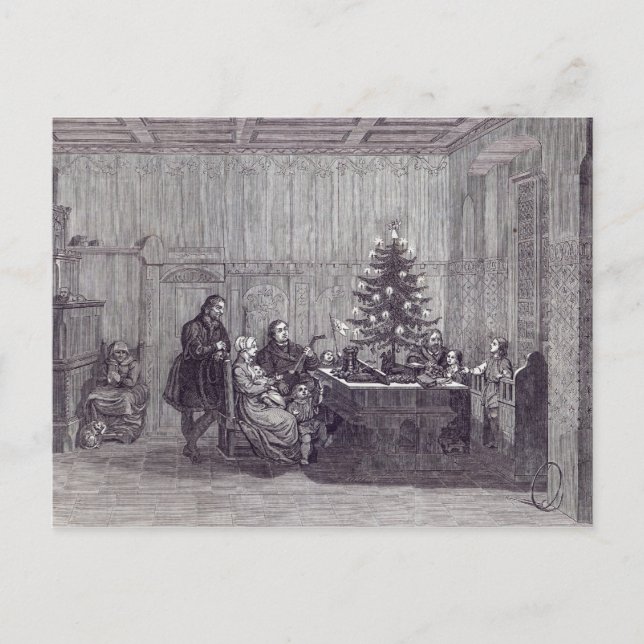 Jul Kväll i Tysklanda Helg Vykort (Framsida)