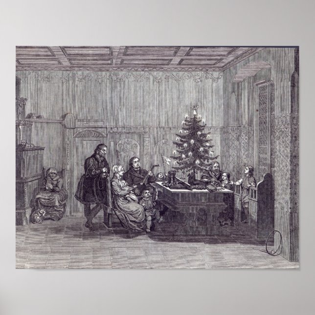 Jul Kväll i Tysklanda Poster (Framsidan)