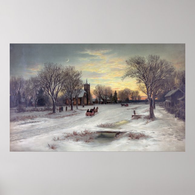 Jul Kväll Poster (Framsidan)