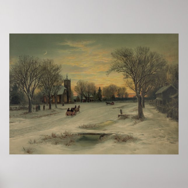 Jul Kväll - Poster #1 (Framsidan)