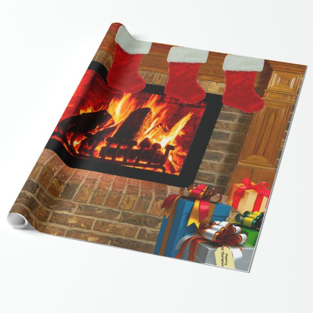 Jul Kväll Presentpapper (Utrullad)