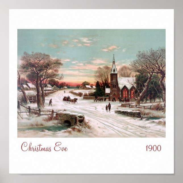 Jul Kväll-ramutskrifter ... Poster (Framsidan)