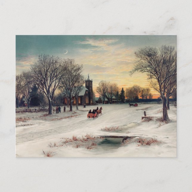 Jul Kväll Vykort (Framsida)