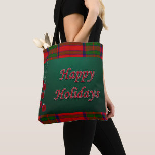 Jul Kvinnors Tote bags, Glad helg Tygkasse