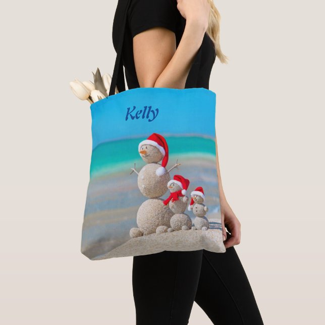 Jul Kvinnors Tote bags Tygkasse (Närbild)