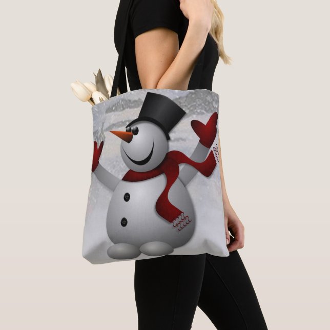 Jul Kvinnors Tote bags Tygkasse (Närbild)