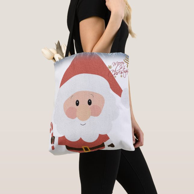 Jul Kvinnors Tote bags Tygkasse (Närbild)