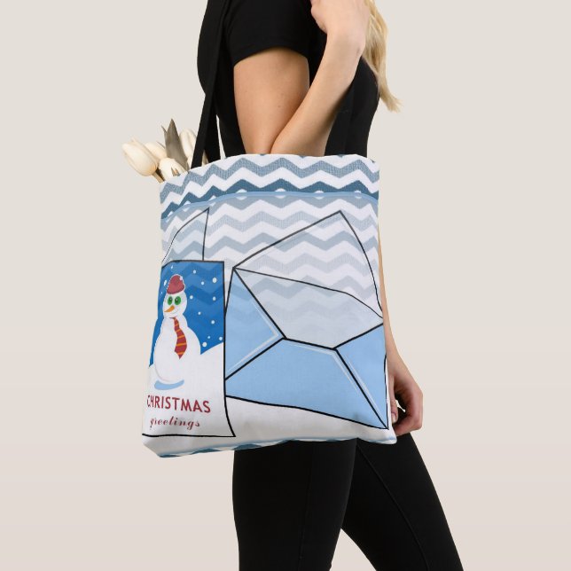 Jul Kvinnors Tote bags Tygkasse (Närbild)