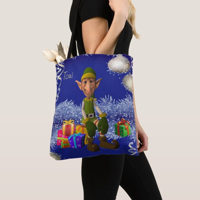 Jul Kvinnors Tote bags Tygkasse (Närbild)