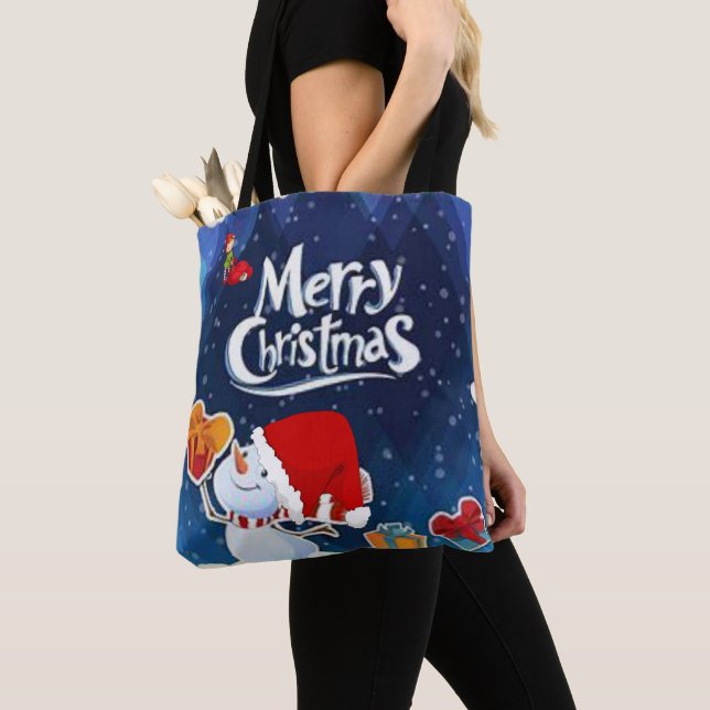 Jul Kvinnors Tote bags Tygkasse (Närbild)