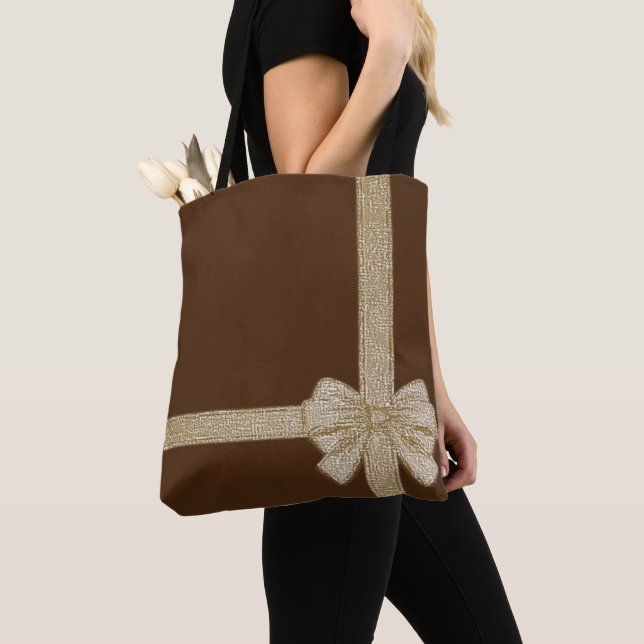 Jul Kvinnors Tote bags Tygkasse (Närbild)