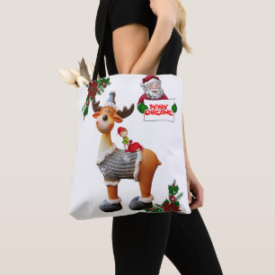 Jul Kvinnors Tote bags Tygkasse