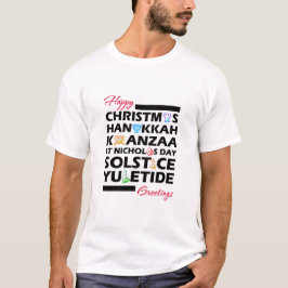 jul Kwanzaa Hanukkah Solstice Yuletide T Shirt