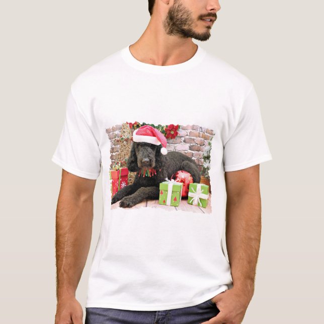 Jul - LabraDoodle - mjölnare T-shirt (Framsida)