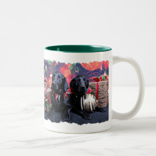 Jul - Labrador - Banjo och Boomer Två-Tonad Mugg