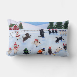 Jul Labrador Ice Skating Lumbarkudde