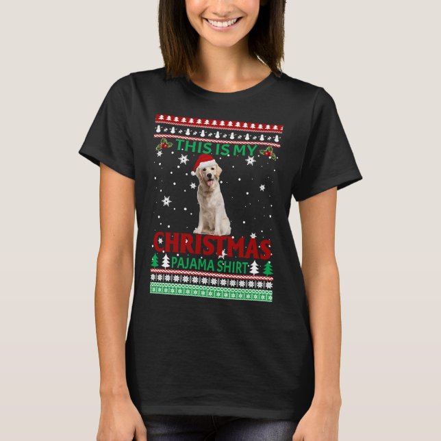 Jul Labrador Retriever Det här är min jul T Shirt (Framsida)