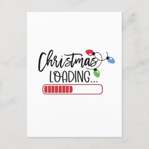 Jul Laddar Xmas Ljus Inbjudan Vykort