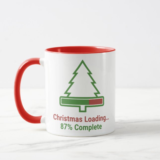 Jul Laddningslist – Rolig Högtid Mugg (Vänster)
