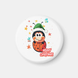 Jul Ladybug Cheer Magnet