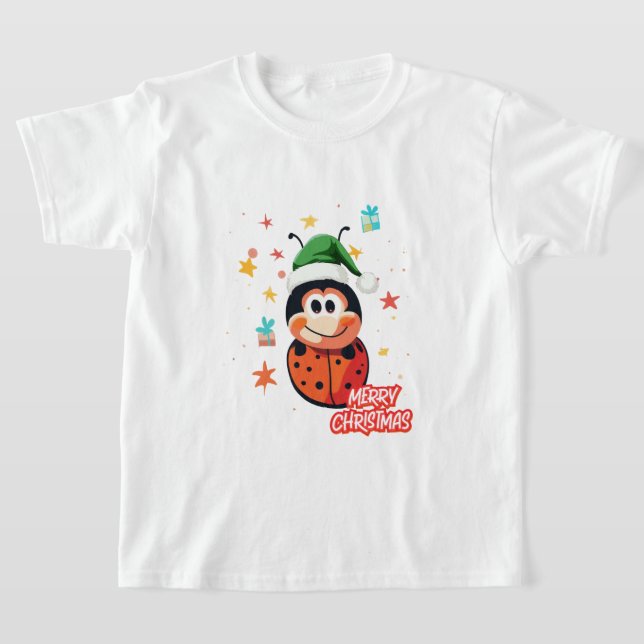 Jul Ladybug Cheer T Shirt (Laydown)