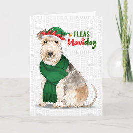 Jul Lakeland Terrier Fleas NaviDOG Helgkort