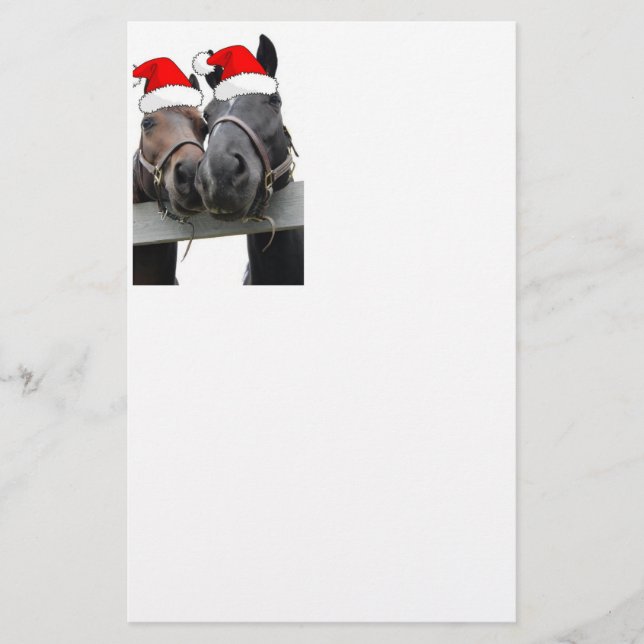 Jul Land Horses Brevpapper (Framsida)